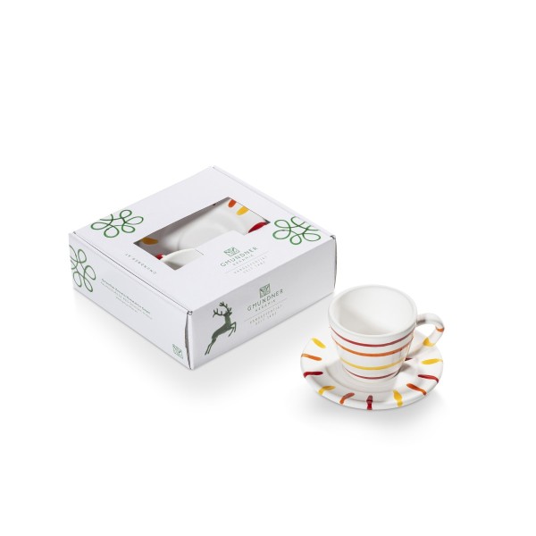 Gmundner Landlust 0105STES01SET Espresso für Dich/2tlg.im Geschenkkarton