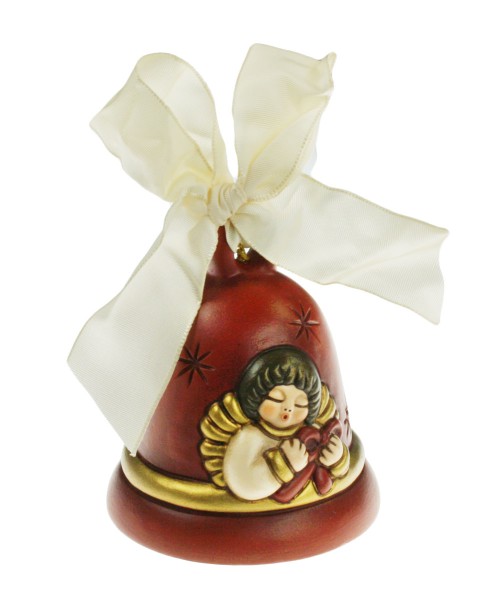 Weihnachtswelt von Thun Glocken Glocke Limited Edition 2021 rot (S3202A82) 8 cm