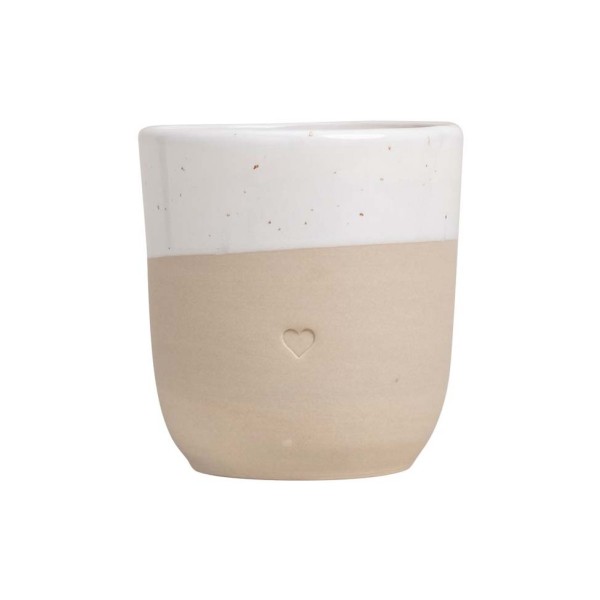 Eulenschnitt pot-043-ve Becher 0,32l Herz
