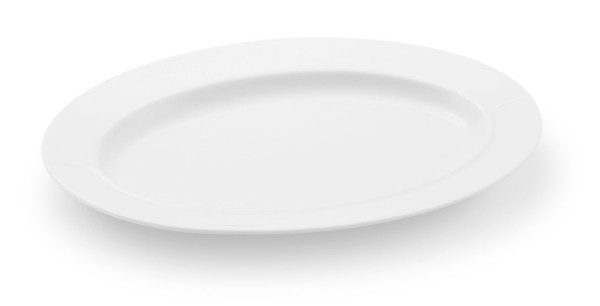 Friesland La Belle weiß Platte oval (1)/Saucieren-Unterteil 24 cm