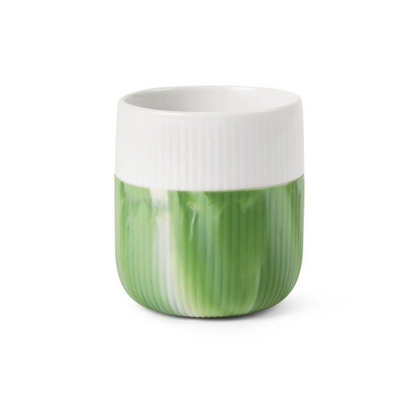 Royal Copenhagen Fluted Contrast 1080366 Mug 33cl Marble Green Grass