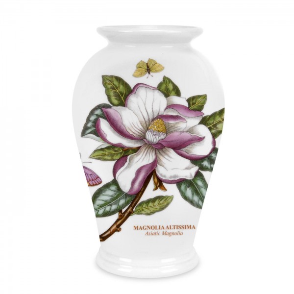 Portmeirion Botanic Garden Magnolia (BGHA58050) Canton Vase Höhe 21 cm, Durchmesser 13,2 cm