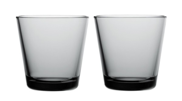 Iittala Kartio 1008569 Glas 21cl - grey 2stk