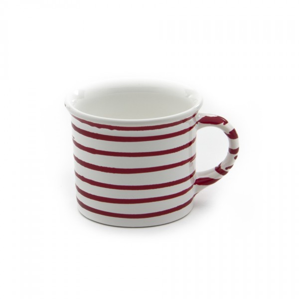 Gmundner Keramik Rotgeflammt Kaffehäferl glatt classic (HKGL09) 0,24 l