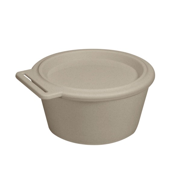 Koziol Move 100030700 Schale 250ml mit Deckel - Nature Desert Sand