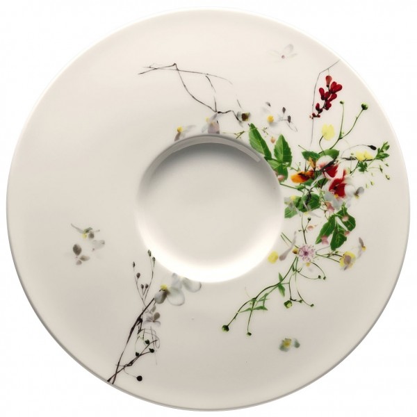 Rosenthal Brillance Fleurs Sauvages Suppen-Untertasse 18,5 cm