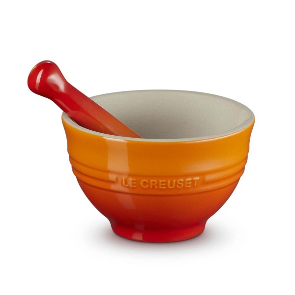Le Creuset Steinzeug 81209300900003 Mörser 0,3L - Ofenrot