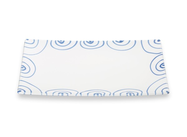 Gmundner Blaugeflammt 0102PLRE30 Platte rechteckig (30x20cm)