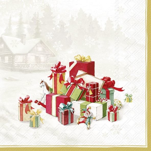 Ihr HAPPY PRESENTS gold L1062109 Lunch-Servietten