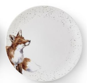 Royal Worcester Wrendale Designs Coupe Teller 27 cm Fuchs WNTW4077-XS