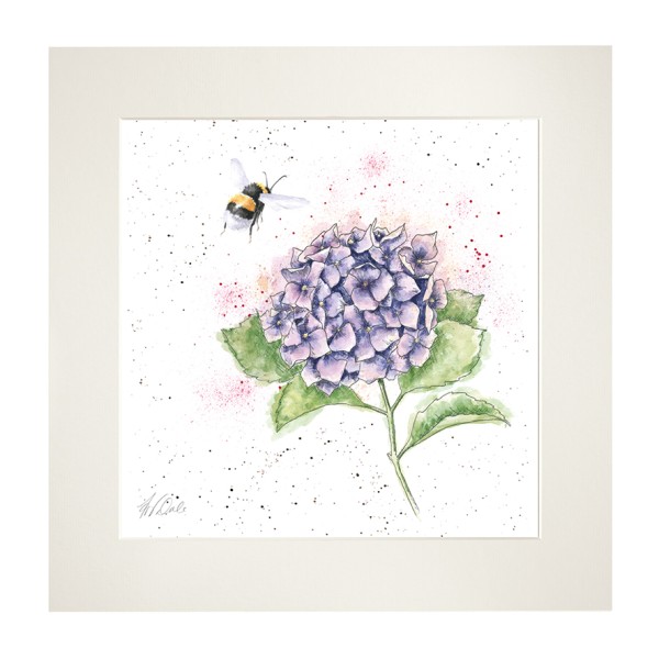 Wrendale Mounted Prints MP183 "The Busy Bee" - Hummel