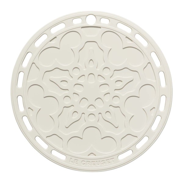 Le Creuset Silikon 42401207160000 Untersetzer Tradition 20cm - Meringue