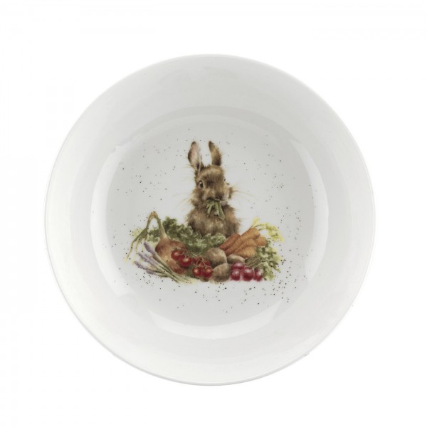 Royal Worcester Wrendale Designs Salat-/Servierschüssel, Rabbit (WNQI4343-XL) 25,5 cm