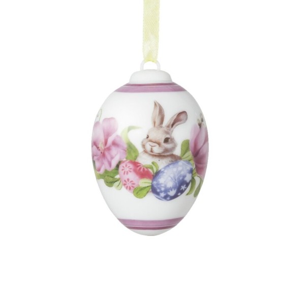 Hutschenreuther Jahresartikel Das Ei 2026 Hase mit Tulpen