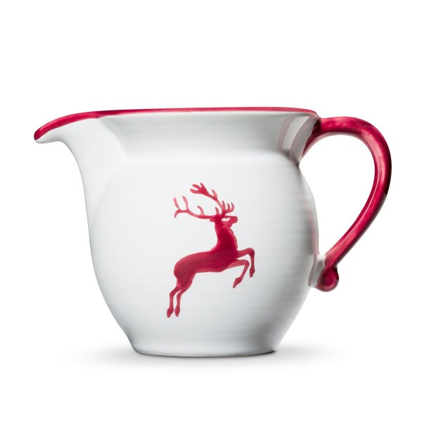 Gmundner Bordeauxroter Hirsch 0320GMGL07 Milchgießer Cup (0,5L)