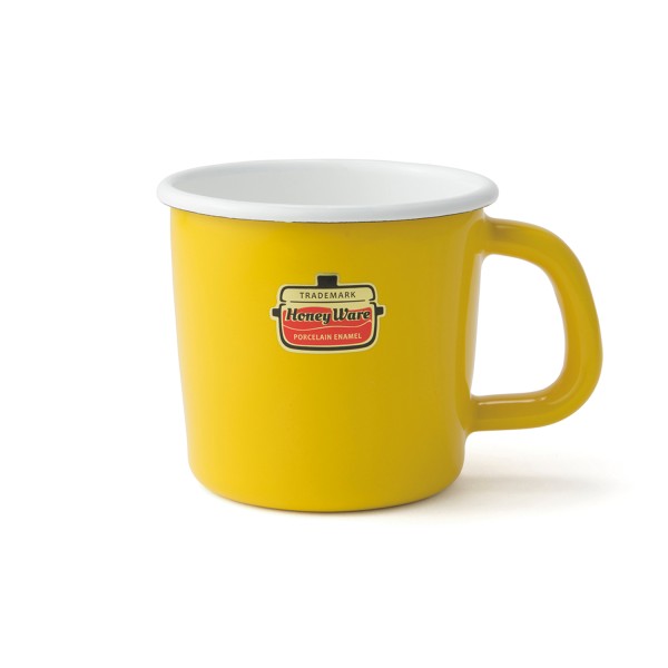 HoneyWare Kaffee- und Campingtasse, gelb, 0,38L