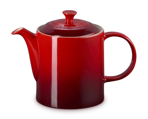 Le Creuset Poterie 70702130600000 Klassische Kanne niedrig 1,3l - Kirschrot