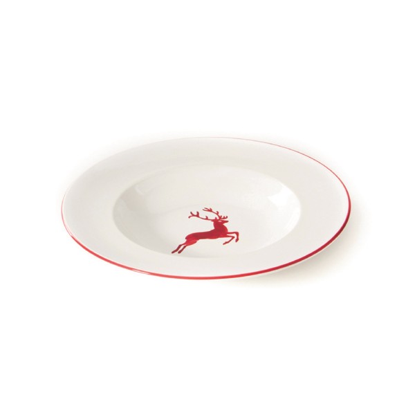 Gmundner Rubinroter Hirsch 0318TEGO29 Pastateller Gourmet (Ø 29cm)