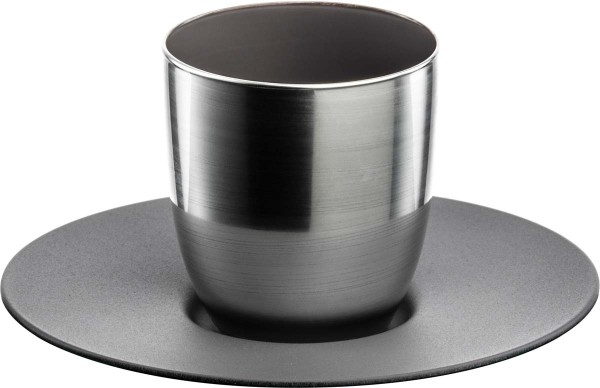Eisch Cosmo Collect 70510921 Espressoglas 109/6 Silber-Mocca