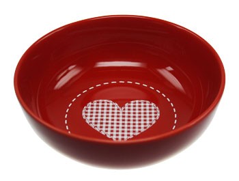 Friesland Happymix Winterzauber Müslischale Herz rot 15 cm