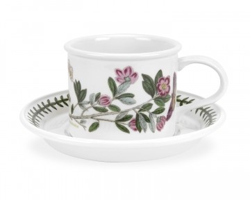 Portmeirion Botanic Garden: Rhododendron lepidotum Kaffee/Teetasse zylindrisch m. Unt. BG04102 (r