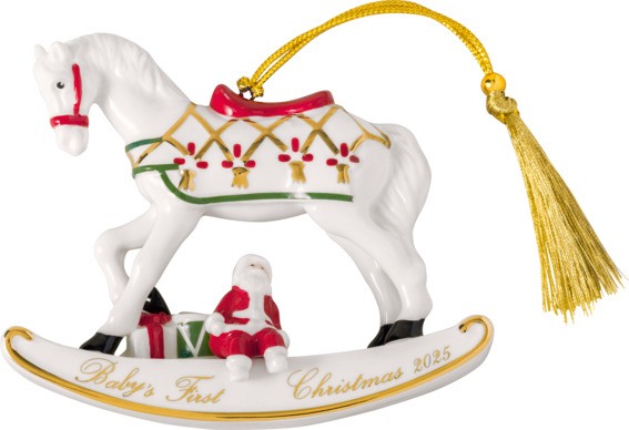 Villeroy &amp; Boch Christmas Classics 14-8675-4349 Ornament Schaukelpferd 2025