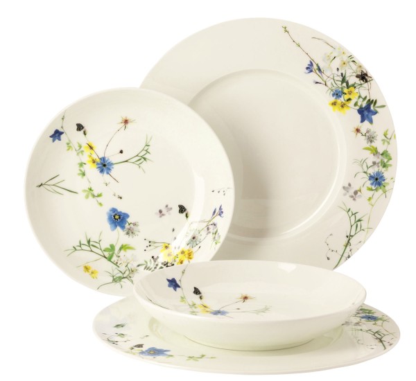 Rosenthal Brillance Fleurs des Alpes Set 4-tlg./Fa+Cp