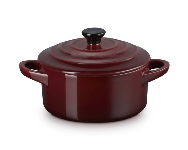 Le Creuset Steinzeug 71901109490100 Mini-Cocotte 10cm 0,25L - Garnet