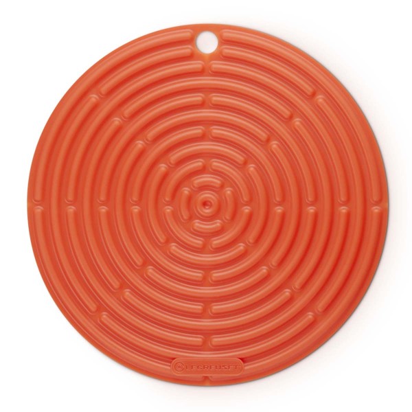 Le Creuset Silikon 93000230090200 Topflappen rund 20cm - Ofenrot