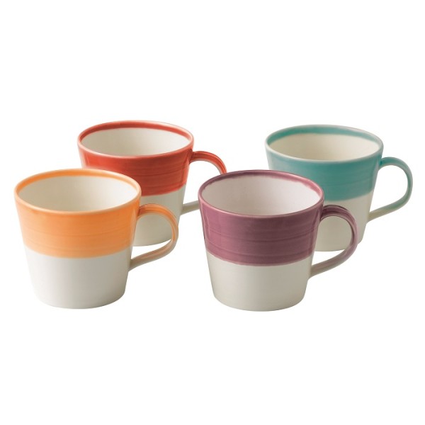 Royal Doulton 1815 Brights Set Becher mit Henkel 0,45l 4-tlg. farblich sortiert (hell)