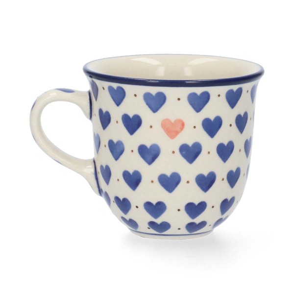 Bunzlau Castle Red Heart 1342-0570 Tulpenbecher 0,2l