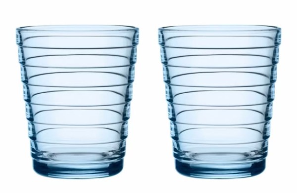 Iittala Aino Aalto 1026149 Glas 22cl - aqua 2stk