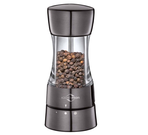 Küchenprofi Monaco 3010002413 Pfeffer- / Salzmühle S - Grau Metallic