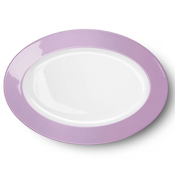 Dibbern Solid Color 2022300024 Flieder Platte oval 36 cm