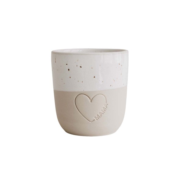 Eulenschnitt pot-187-ve Becher 0,32l Großes Herz Mama - limitiert
