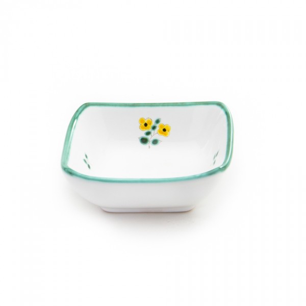 Gmundner Keramik Streublume Schälchen quadratisch SAQU09 9cm