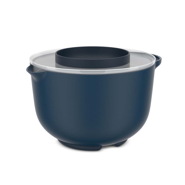 Mepal Chef it 102306018100 Rührschüssel 3L mit Spritzschutzdeckel - Navy