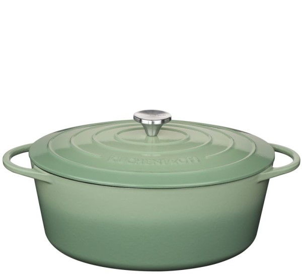 Küchenprofi Provence 0402000333 Bratentopf oval, 33cm - Jade