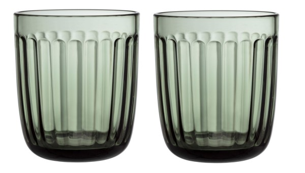 Iittala Raami 1070595 Glas 0,26l - Pine Green 2stk.