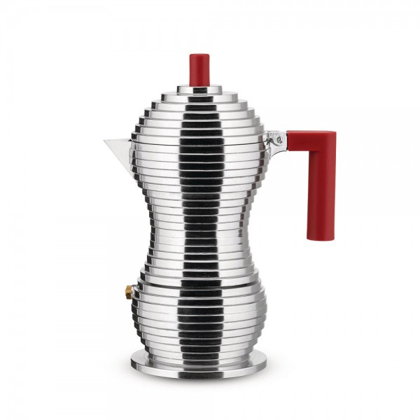 Alessi MDL02/3RFM Pulcina Espressomaschine