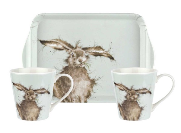 Royal Worcester Wrendale Designs Hare Mug & Tray Set X0011658892