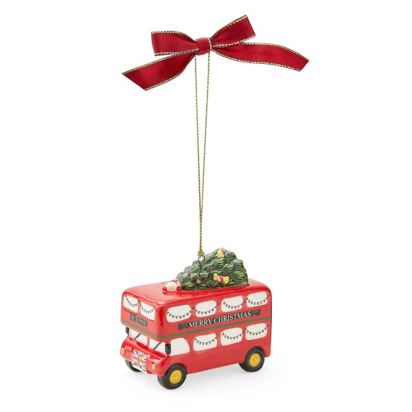 Spode Christmas Tree All Things British (XTFI9260-XC) Ornament Doppeldecker Bus 6,5x7,5x4cm