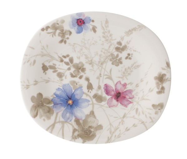Villeroy & Boch Mariefleur Gris Basic 10-4104-2648 Frühstücksteller oval 23x19cm