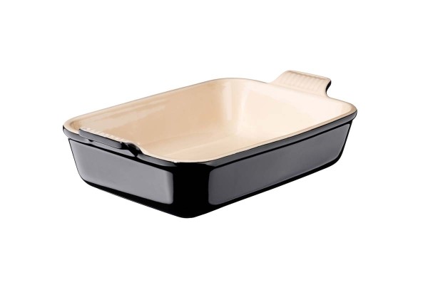 Le Creuset Poterie 71102261400001 Auflaufform Tradition 26cm - Schwarz