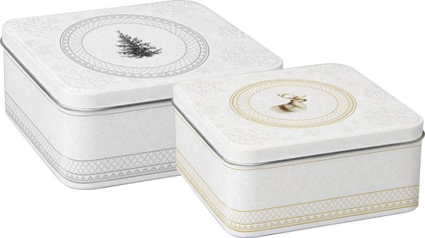 Ihr CLASSIC CHRISTMAS REINDEER gold DCUM1055409 Gebäckdose klein (Rentier)