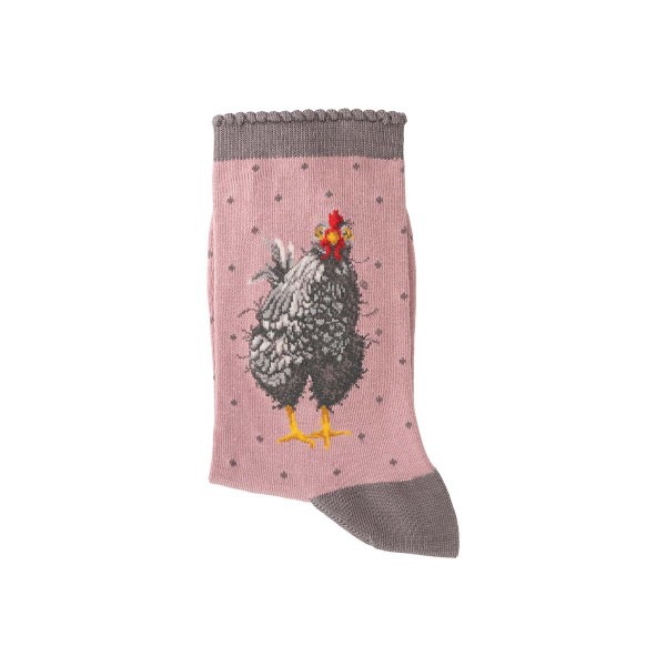 Wrendale Frauensocken SOCK027 "Curious Hen" - Henne