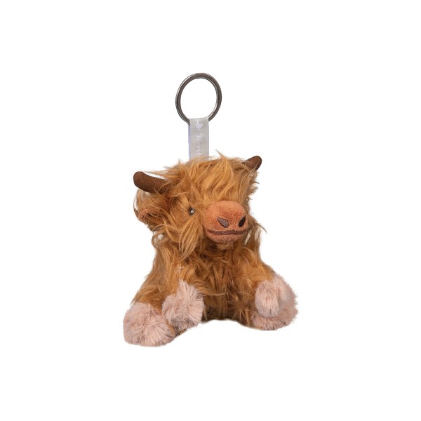 Wrendale Plüschkollektion KPLUSH006 Schlüsselanhänger - Highland Rind "Gordon"