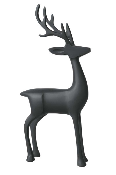 Villeroy &amp; Boch Christmas Chic 14-8677-7406 Hirsch schwarz 17 x 6 x 36 cm