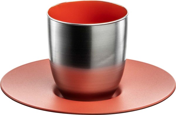 Eisch Cosmo Collect 70510919 Espressoglas 109/6 Silber-Coral