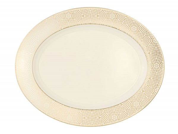 Tettau Saphir Mezquita Servierplatte oval 33x26,5 cm